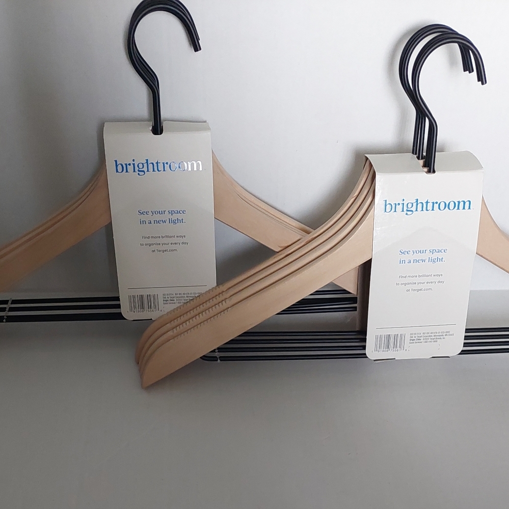 2 brightroom hangers for clothes